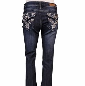 Womens Bootleg Project Indigo Jeans 7x32